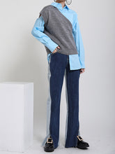 Women Sleeveless Asymmetrical Loose Vest